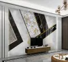 Modern minimalistisch creatief abstract marmeren achtergrondmuur modern behang voor woonkamer marmer wallpapers241U