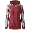 Floral Patchwork Hoodies 6 Styles Frauen Blumendruck gedruckter Pullover Sweatshirts Langarmdrais und Sporttimen 6PC OOA6776
