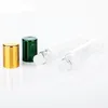 Cam Silindir Balls Aromaterapi Parfüm Dudak Balms Rulo Açık Şişeler LX9176 ile 10ml Net Cam Esansiyel Yağı Merdane Şişeler