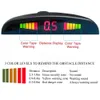 Système de radar de recul de véhicule automatique de voiture avec détection de distance de 4 capteurs de stationnement et avertissement sonore d'affichage de distance de LED316o