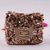 Baby Girls Sequin Messenger Bag PU wallet Cartoon Cute Kids Shoulder Bags Boutique Coin Purse 5 colors designer handbag