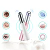 Mini Eye Massager Wand 42c heat Vibration Pen Anti Age Removal Wrinkle Dark Circle Puffiness Eye Massager Tool