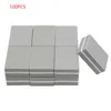 NAD005 100 adet Çift taraflı Mini Tırnak Dosya Blokları Renkli Sünger Oje Zımpara Tampon Şeritler Parlatma Manikür Araçları