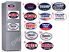 free shipping 12 types New Styles Donald Trump 2020 Bernie Magnetic refrigerator sticker 14x9cm Trump Fridge Magnets Wall Bernie Sticker