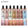 O.TWO.O Liquid Highlighter Make Up Highlighter Cream Concealer Shimmer Face Glow Abbronzante illuminante ultra concentrato