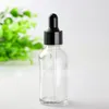 Wholesale 880PCS Clear E-liquid Eye Glass Dropper Bottles 30ml Cosmetics Pipette Vial Philippines USA Canada UK AU