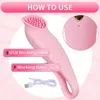 Leistungsstarker Lick Tongue Vibrator Pussy Massage Female Masturbator Sex Stimulator A987