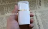 30 ml 50 ml 80 ml Goldener Rand Transparente Kappe Make-up-Tools Airless Pumpflaschen Kunststoff Kosmetikbehälter 10 teile/los
