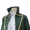 Retorno de reis Isana Yashiro Cosplay Uniformes K Retorno de Kings Green Cape Camisa Calças Halloween
