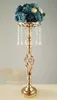 Ny stil högkvalitativ rundform Roman akrylkristall Beaded Wedding Centerpieces Walkway Aisle Column Best01112