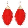 Mode Etnische Lange Tassel Oorbellen Vintage Legering Eenvoudige Dangle Drop Earring voor Vrouwen 2020 Bohemen Modemerk Sieraden Gift