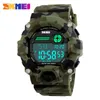 Reloj Digital deportivo SKMEI 1197 para hombre, relojes militares militares para exteriores, reloj despertador resistente al agua, cronógrafo, relojes de pulsera