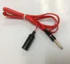 90cm 3.5mm Man till Kvinna M / F Plug Jack Headphone Connector Audio Extension Cable (röd)