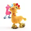 Cartoon Pet Toy Plush Corn Vocal Deer Dog Molar Toy 26cm Sound Funny Teether Toy for Dog