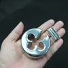 10 Sizes Stainless Steel Cockrings Scrotum Pendant Male Testicular Pendants Ball Stretcher Temperament and Exercise Penis Rings Sex Toys for Men BB355