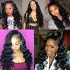 10A Full Lace Human Hair Wigs Loose Deep 13x4 Human Hair Lace Front Wigs Brazilian Hair Loose Wave 360 PrePlucked lace frontal wi7255364