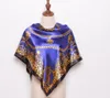 2019 Europese en Amerikaanse mode hete verkoper brief ketting imitatie zijde satijnen zijden sjaal sjaal voor vrouwen