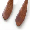 Couverts en bois Couteau à beurre en bois Spatule à beurre écologique Fromage Frottis Couteau à gâteau Confiture Ustensiles de cuisson Pâtisserie Couteau à fromage à la crème BH3240 TQQ