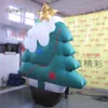 Customized Advertising Simulation Inflatable Christmas Tree 3m Height Artificial Xmas Tree With Printing For Holiday Decoration