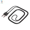 Commercio all'ingrosso 1000 Pz/lotto 3.5mm pin a 3.5mm pin stero cavo audio Jack Per Cuffie colore Nero