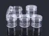 50Pcs/lot 10g 15g 20g Clear Sample Bottle Cosmetic Makeup Jar Pot Face Cream Container Travel Useful