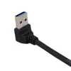 USB 3.0 Extension Cable A Male to Female Adapter Cable Angle Extension Extender Fast Transmission Left/Right/Up/Down