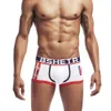Mensbulge låg midja Sexig designer Underkläder Män underpant Design Män Boxare Cotton Male Boxer Shorts Gay under underkläder