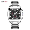 2020 LONGBO Military Men Stainless Steel Band Sports Quartz Watches Dial Clock For Men Male Leisure Watch Relogio Masculino 80009310A