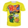 Newest 3D Printed T-Shirt Ecto Cooler Orange Hi-C Citrus Drink Short Sleeve Summer Casual Tops Tees Fashion O-Neck T shirt Male DX013