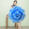 Parasol taneczny 3d Performance Peony kwiat parasol Chiński wielowarstwowe tkaniny parasole Etap rekwizyty KKA7135