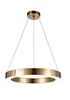2019 anel design moderno led lustre lâmpada de aço inoxidável ouro lustre iluminação sala estar e projetos luzes
