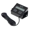 Freeshipping Hot Sale! IP65 Waterproof LCD Display Digital Tachometer Hour Meter for Motorcycle / Boat Engines