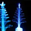 Créatif coloré brillant fibre optique arbre de noël couleur ornement LED lumières de noël Mini arbre de noël