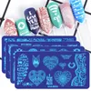 Nail Stempel Plaat Stencils Nagels Kunst Stickers Sneeuwvlok Bloem Dieren Brieven Owl Gel Polish Stamping Templates DIY Manicure Tools