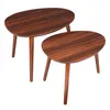 Fashion Free shipping Wholesales SidTable Two Piece Table Top Triamine Millennium Cherry