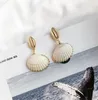 Großhandels-Shell-Ohrringe für Mädchen, niedliche Perlenohrringe, Ornamente, frostiger Stil, Dekorationen, Persönlichkeit, Mode-Ohrringe
