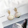 Groothandel-Shell Oorbellen Meisjes Leuke Parel Kraal Oorbellen Ornamenten Ijzige Stijl Decoraties Persoonlijkheid Mode Oorbellen