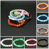 Pulseras de cuentas de cristal con dijes, brazaletes hermosos, pulseras