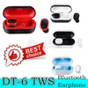 Bluetooth-гарнитура DT6 DT6 Mini Wireless Earbuds TWS Bluetooth гарнитура 5,0 Зарядка наушников красочная для музыкальных мобильных сотовых телефонов