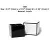 2019New classic high-grade Acrylic Toiletry Storage Exquisite Box Cosmetic Accessories Storage Cosmetics brush storages VIP gift