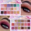 El nuevo maquillaje de la paleta de sombras de ojos CMAADU 18 colores Pigmento Matte Sombra de ojos Matte Glitter Primer maquillaje