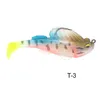 Fishing Lure Jumping Fish 1 / 2oz اصطناعية تهزهز رئيس الأسماك 7 جرام / 14.5 جرام / 21 جرام لينة الطعم دودة mustad خطاف