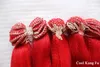 10st Red Nylon Fiber Spear Tassel Kung FU012345678611837