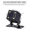 HD4LED-lampen omkeren camera Universele verstelbare met liniaal CCD Night Vision Waterdichte auto achteraanzicht afbeelding 6 meter kabel