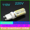 3W SMD 3014 LED G4 G9 Gloeilamp 64LED Crystal Lampen Siliconen Kaars Maïs Droplight Kroonluchter Spot Light 220 V 110 V Corn Bulb Light