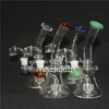 Hookahs Glas Bong DAB Rigvattenrör 7.4 "Tall Quartz Banger Perc Bongs Heady Mini Pipe Wax Oil Rigs Small Bubbler