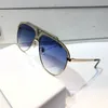 Partihandel-solglasögon för Unisex Fashion Mascot Ovala 1030 Design UV-skyddslinsbeläggningsspegellins Färgpläterad ram Kom med väska