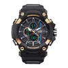 Panars Tendance Style électronique Montre électronique Hommes étanche Sport Sport Fitness Activité Mochoc numérique Date de quartz Date Multifunction