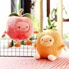 Watermelon Slice Peach Pineapple Plush Doll Fruits Stuffed Toy Decorative Sofa Chair Bed Throw Pillow Plush Plants Gift