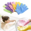 Snoep Kleur Douche Badhandschoenen Exfoliating Wash Skin Spa Massage Scrub Body Scrubber Handschoen Gift Gratis Verzending